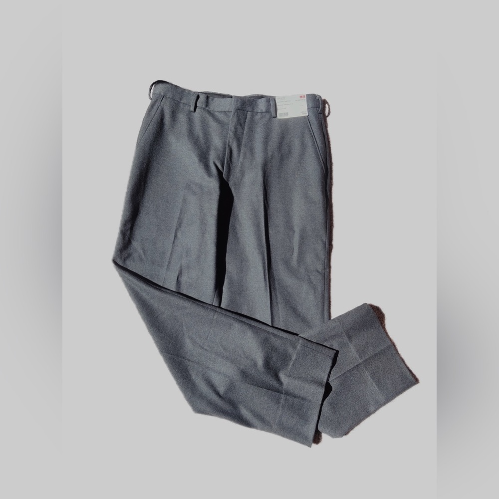 Uniqlo men wool blend pants - Picture 1 of 6